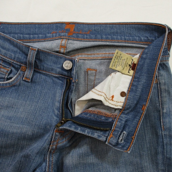 7 FOR ALL MANKIND Bootcut Jeans Size 29 #60 - Picture 7 of 7